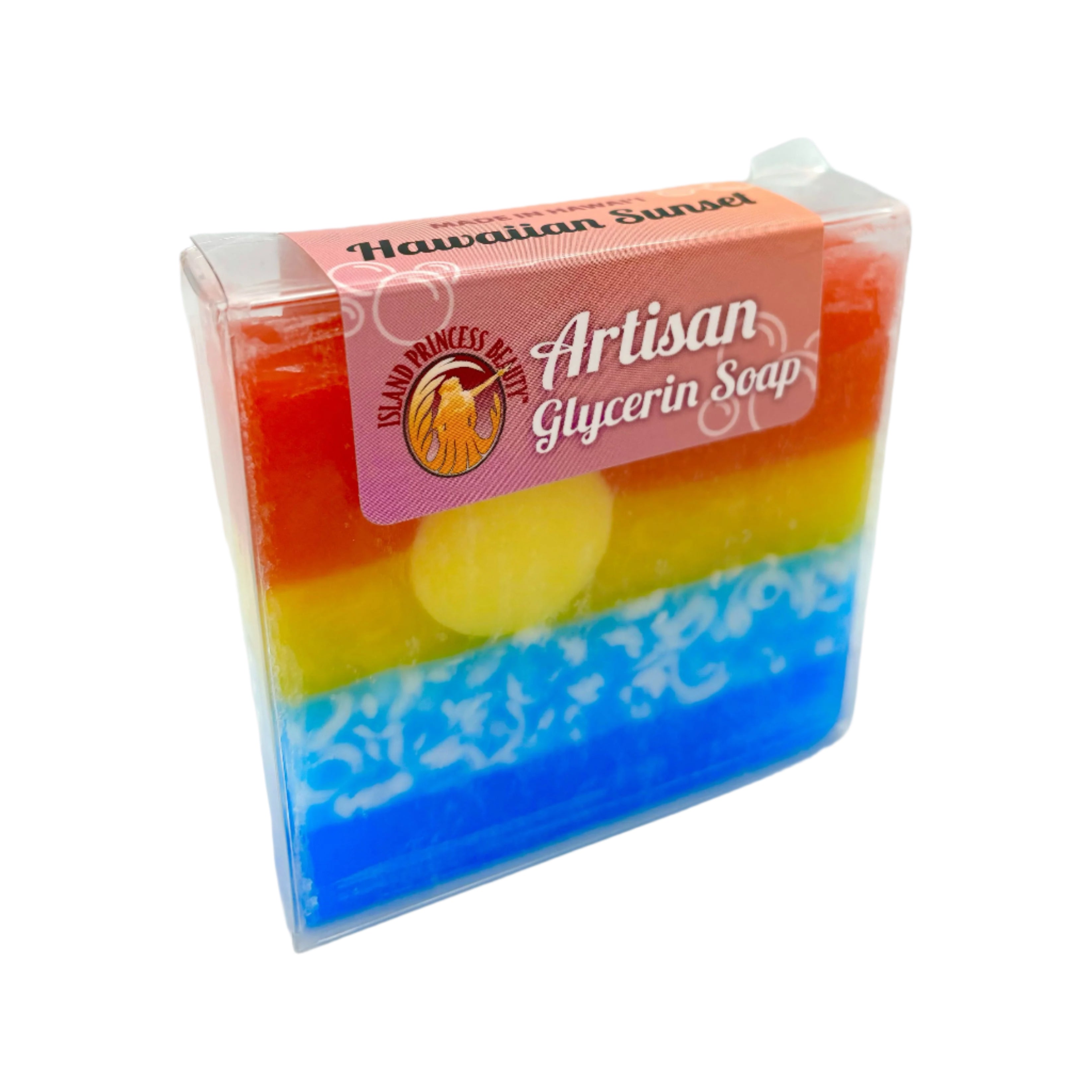 ARTISAN GLYCERIN SOAP HAWAIIAN SUNSET