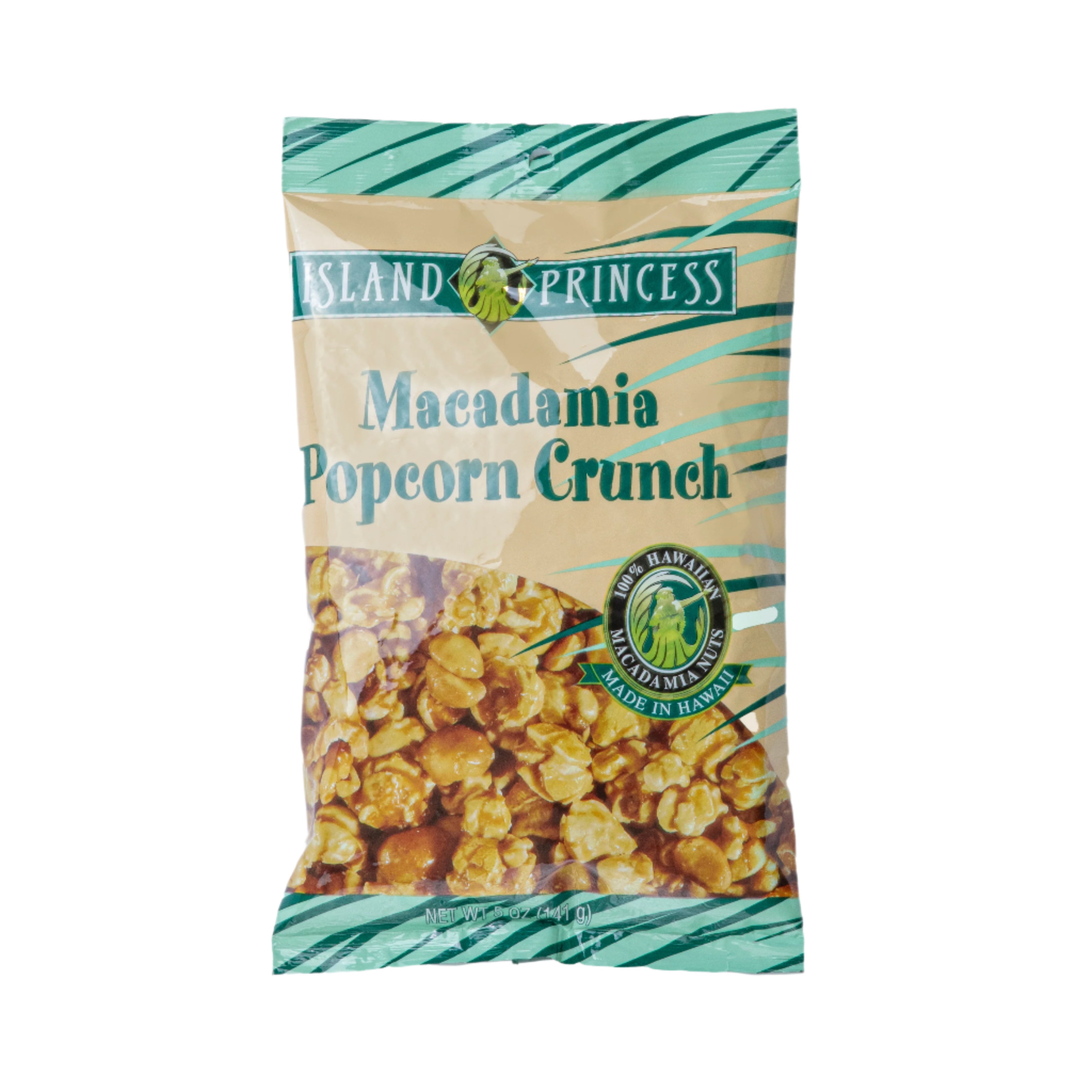 MACADAMIA POPCORN CRUNCH 5OZ SNACK BAG (multiple quantity options)