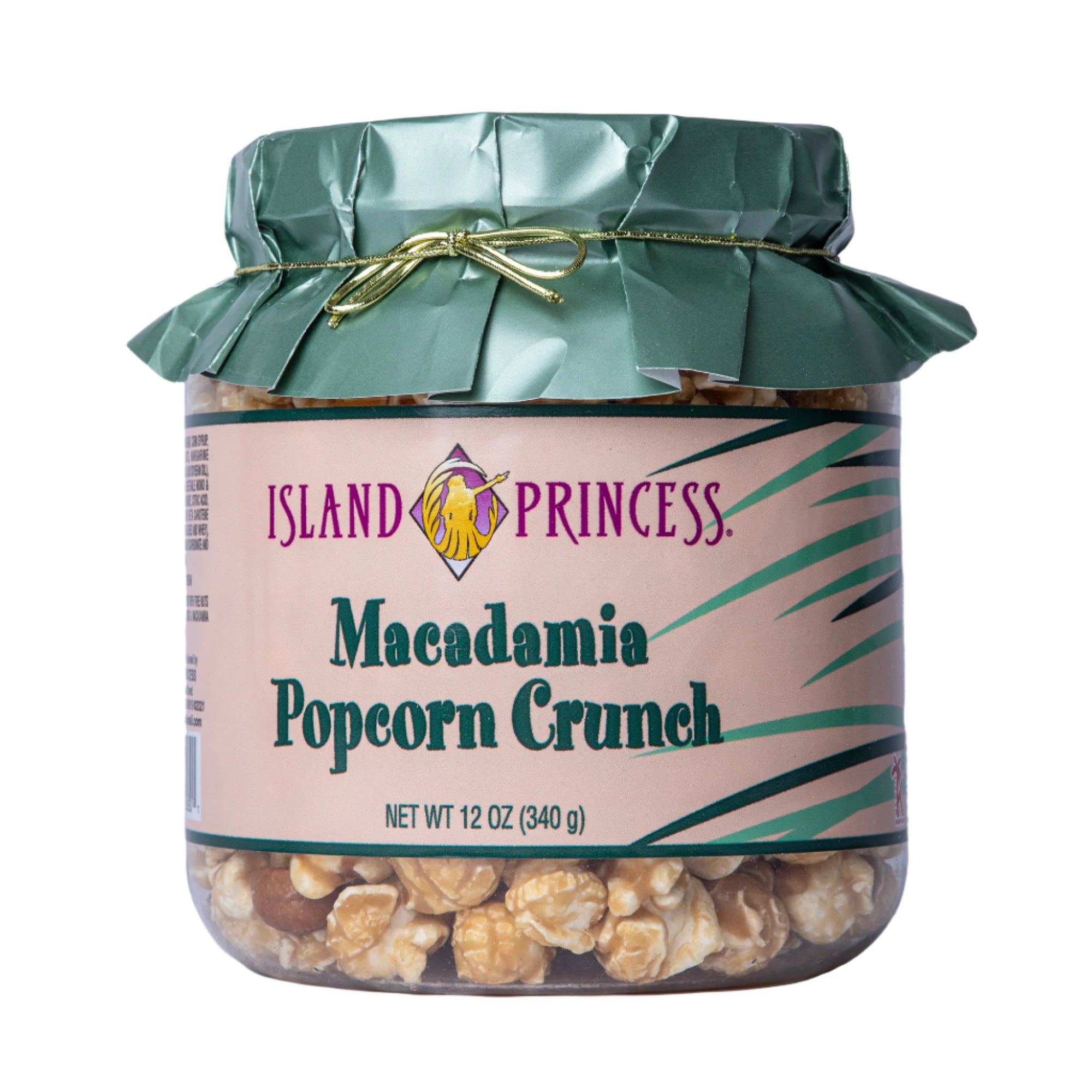 MACADAMIA POPCORN CRUNCH 12OZ SMALL GIFT JAR (multiple quantity options)
