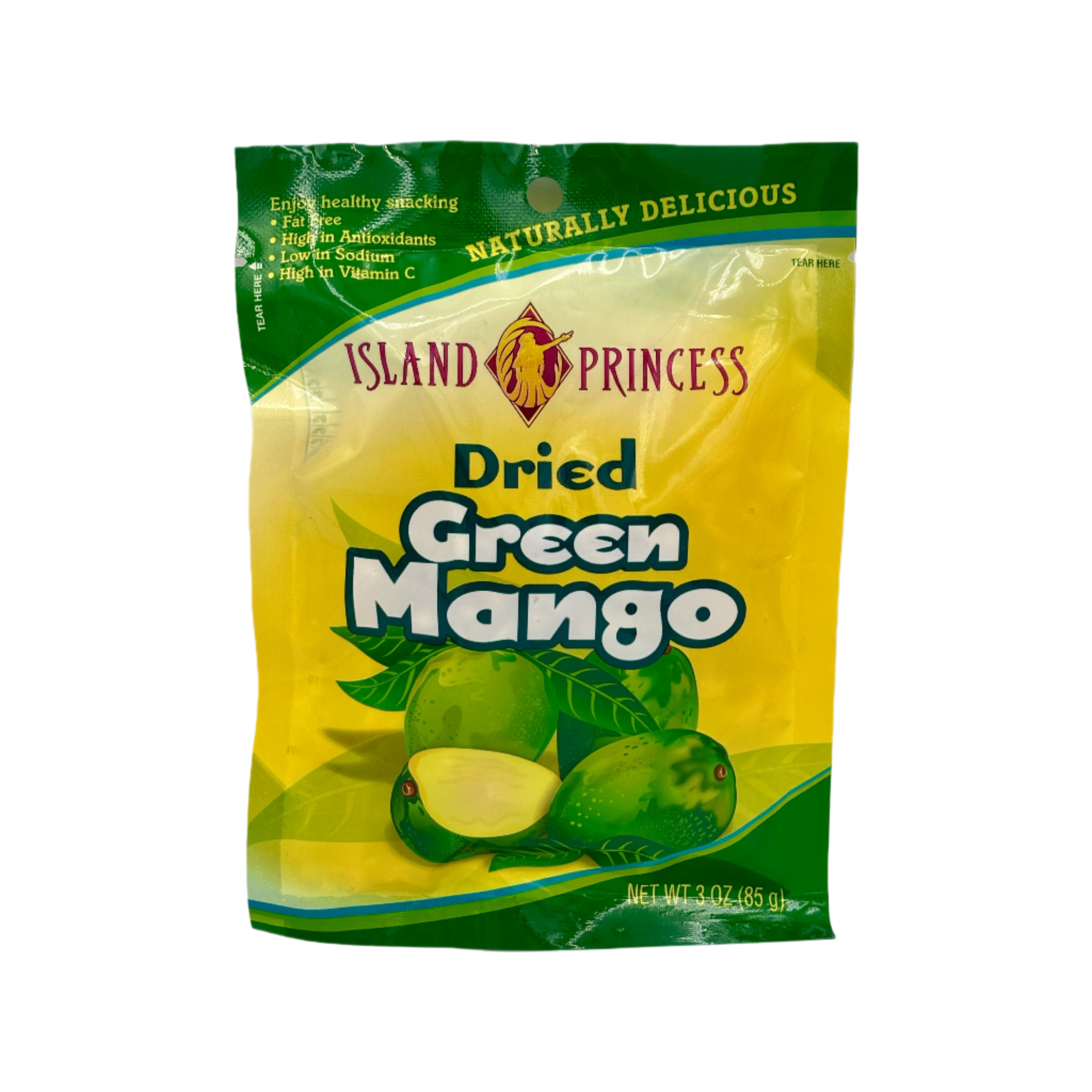 DRIED GREEN MANGO 3OZ (3 BAGS)