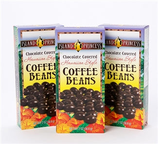 CHOCOLATE COVERED COFFEE BEANS 2 OZ BOX (multiple quantity options)