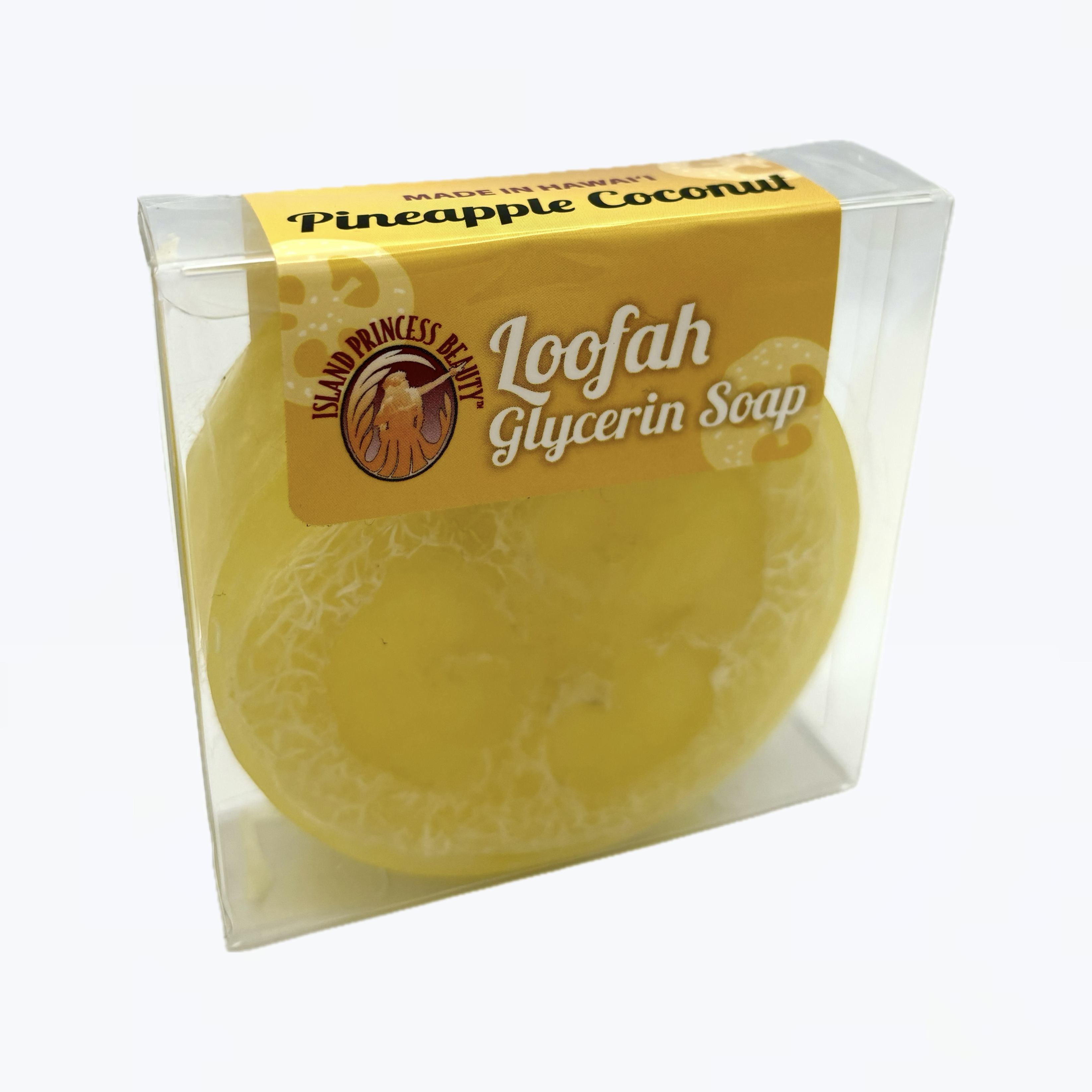 GLYCERIN LOOFAH SOAP PINEAPPLE COCONUT