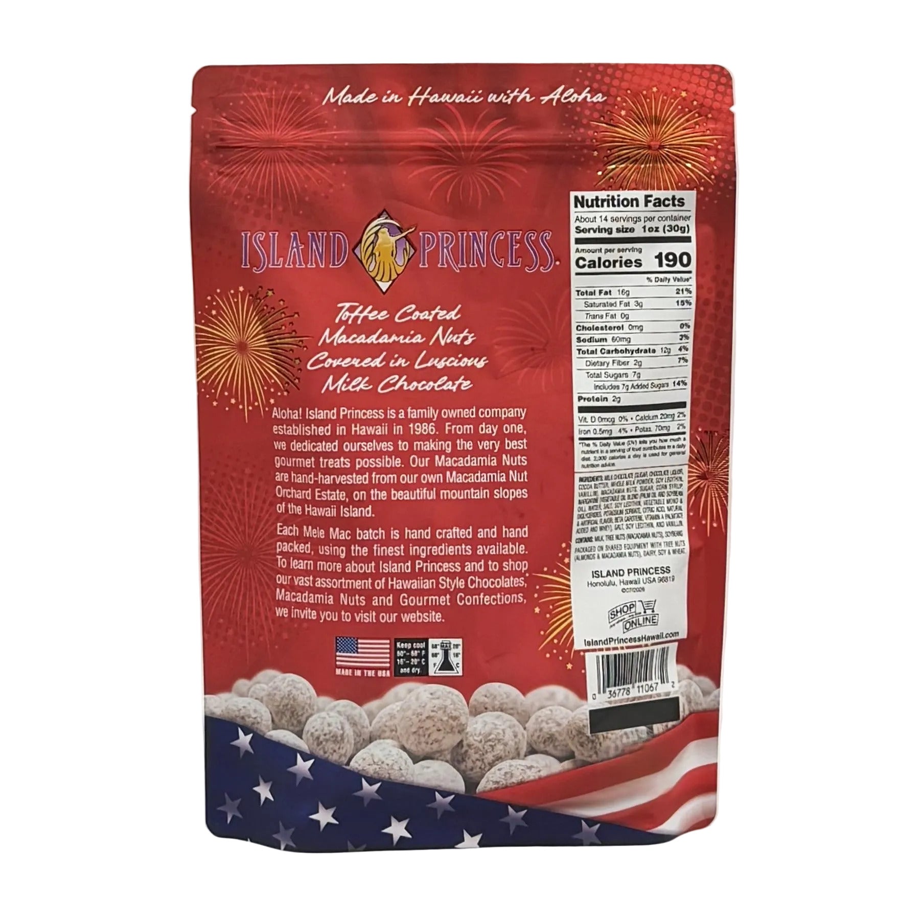 USA MELE MAC STAND-UP POUCH 15OZ (multiple quantity options)